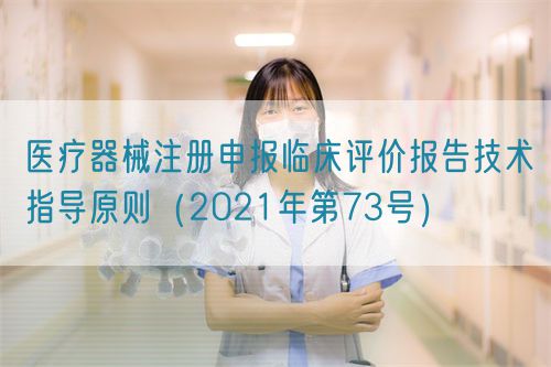 醫療器械注冊申報臨床評價(jià)報告技術(shù)指導原則（2021年第73號）(圖1)
